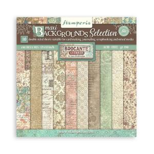 Stamperia - Brocante Antiques - Background selection  - Paper Pack - 12" x 12" Cheap Sale View