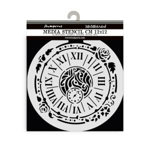 Stamperia - House of Roses - Stencil - Clock 12cm. Great Deals Sale Online