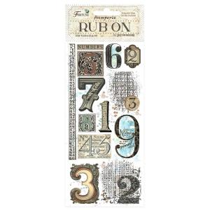 Stamperia - Rub Ons - Fortune - Numbers Buy Cheap Best