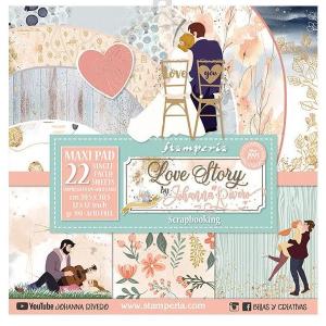 Stamperia - Love Story - Paper Pack   - 12 x 12"  22pk Cheap Sale Exclusive