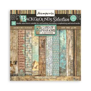 Stamperia - Fortune - Backgrounds - Land of Pharos - Paper Pad - 8 x 8" Manchester Great Sale Online