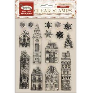 Stamperia - Gear up for christmas - Clear Stamp -  Cozy Houses Factory Outlet For Sale