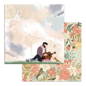 Stamperia - Love Story - Guitar   - 12 x 12" Best Wholesale For Sale