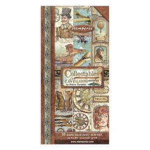 Stamperia - Sir Vagabond Aviator - Collectables - 10 pk -   6 x 12" Sale Wholesale Pice