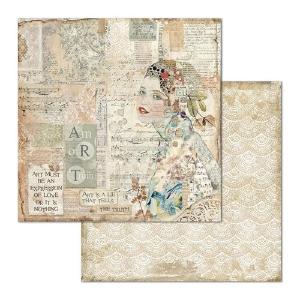 Stamperia - Imagine - Face Art     12 x 12" Cheap Sale Eastbay