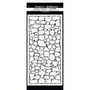 Stamperia - Lady Vagabond Lifestyle - Stencil - Stone wall Shop For Sale