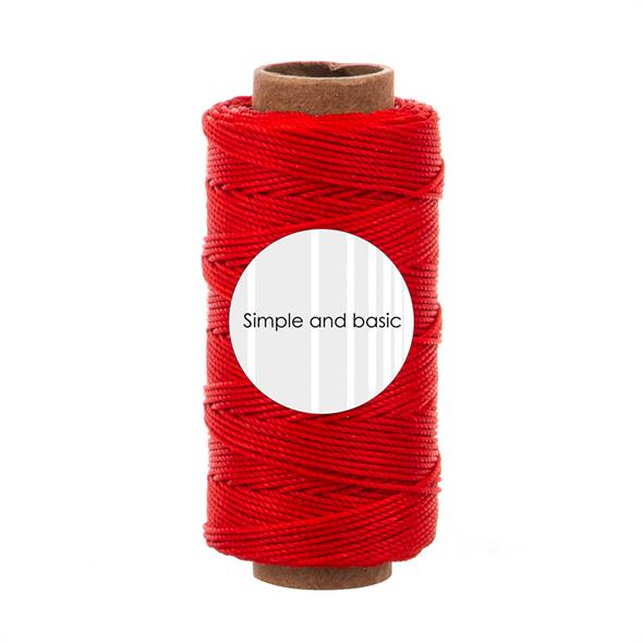 Simple and Basic - Polyester Thread - Bright Red With Credit Card For Sale