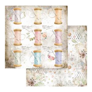 Stamperia - Romantic Threads - Thread  - 12 x 12" Free Shipping Popular