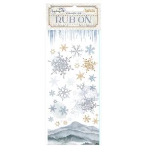 Stamperia - Rub Ons - Dewdrops  - Snowflakes Shop Offer Online