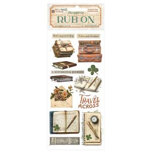 Stamperia - Rub Ons - Art of travelling - Notebooks Find Great Online