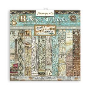 Stamperia - Sir Vagabond Aviator - Background selection  - Paper Pack - 12" x 12" Free Shipping Manchester