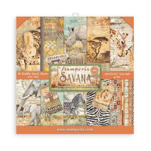 Stamperia - Savana - Paper Pack - 10 pk -    6 x 6" Nicekicks