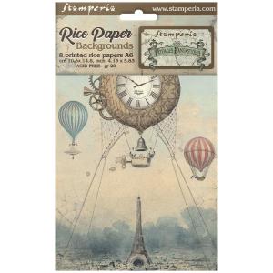 Stamperia - Voyages Fantastiques - Rice paper backgrounds - Rice Paper A6 Store With Big Discount