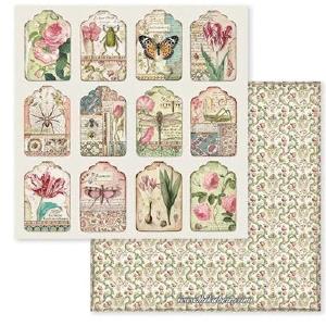 Stamperia - Spring Botanic - Tags   12 x 12" Pices Cheap Online