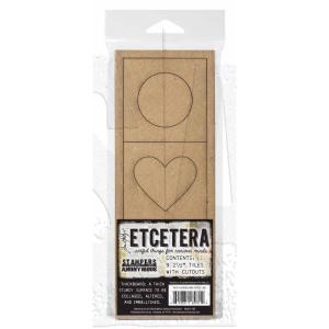 Stampers Anonymous - Tim Holtz - Etcetera Panels - Large Cutout With Credit Card Free Shipping