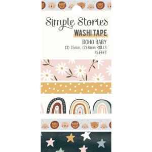 Simple Stories - Boho Baby - Washi Tape Low Shipping Cheap Pice