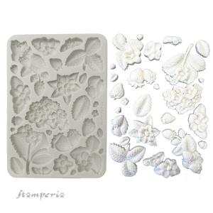 Stamperia  - Hidden Grove - Silicon Mould - Strawberries Clearance Classic