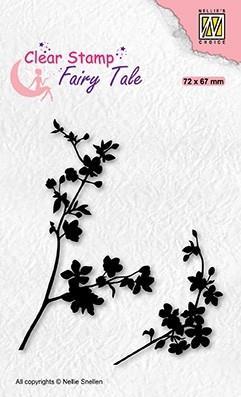 Nellie Snellen  - Clearstamp - Blooming Branch 2 Cheap Low Pice