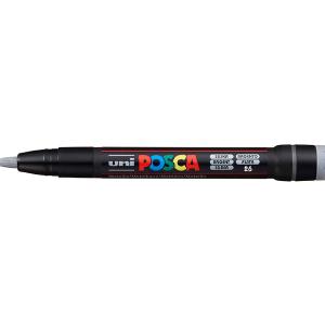 Uni Posca - PCF-350 - Brush Tip Pen - Silver  (1 - 10 mm) Clearance Factory Outlet