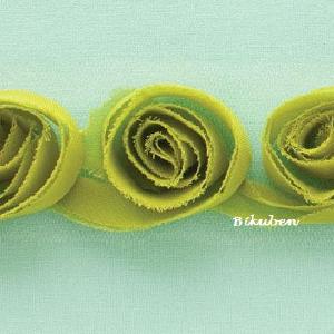 MM: Dilly Dally - Green Rose Ribbon   (metervis) 100% Original Sale Online