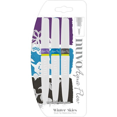 Tonic Studio - Nuvo Aqua Flow Pens - Winter Sky Cheapest Pice For Sale