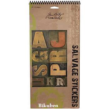 Tim Holtz: Ideaology - Salvage Stickers Free Shipping Big Discount