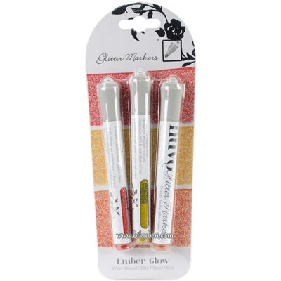 Tonic Studios - Nuvo Glitter Marker Set - Ember Glow Websites Online