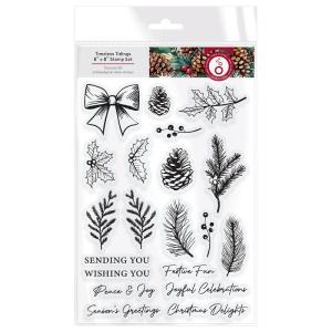 Tonic Studios - Clear stamp - Timeless Tidings Free Shipping Visit