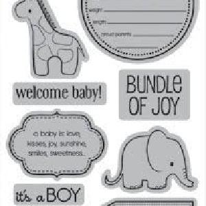 TPC Studio - Sweet Beginnings - Cling Stamps Fast Delivery For Sale