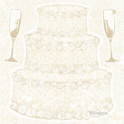 TPC Studio: Mr & Mrs - Three Liered Cake Die Cut Paper Authentic For Sale