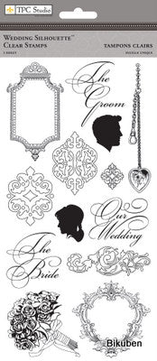 TPC Studio: WEDDING SILHOUETTE - Clear Stamps 2025 Unisex Online
