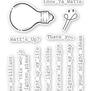 Trinity stamps - Clear stamps - Watt's up Clearance Footaction