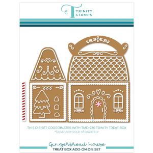 Trinity stamps - Dies - Gingerbread House Treat box Add-on Genuine Cheap Pice