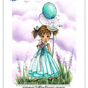 Whimsy Stamps - Cling mount - Birthday Beauty 100% Guaranteed
