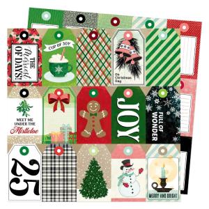 Vicki Boutin - Evergreen & Holly - Merriest Days  - 12x12" Under 70 Dollars