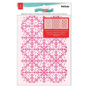 Vicki Boutin - Peppermint Kisses  - Stencil - Snowflakes With Paypal Cheap Pice