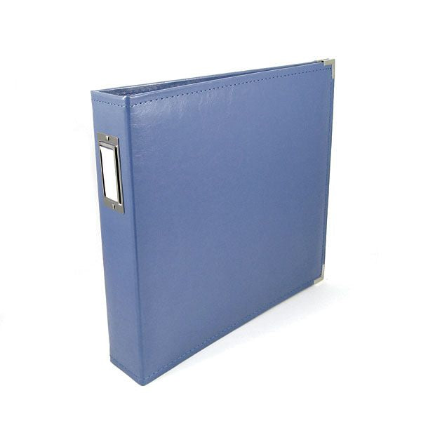 We R MemoryKeepers - Classic Leather Album (Faux) - COUNTRY BLUE - 12 x 12" 3-Ring Low Cost Sale Online