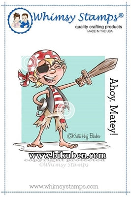 Whimsy Stamps - Cling Mount - Pirate Boy Discount Exclusive