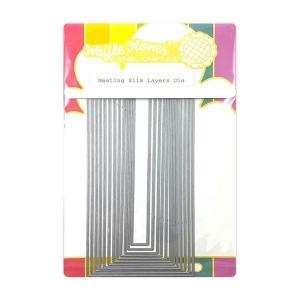 Waffle Flower - Dies - Nesting Slim Layers Visa Payment