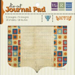 We R MemoryKeepers: MVP -  Die Cut Journal Pad Free Shipping Comfortable
