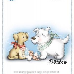 Whimsy Stamps - Cling Mount - Doggie Gift Outlet Visit