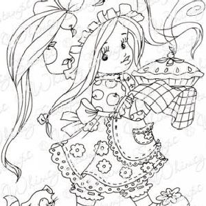 Whimsy Stamps - Cling mount - Apple Blossom and Milkshake Baking Inexpensive