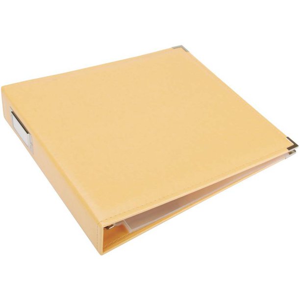 We R Memory Keepers - Classic Leather (Faux) Album 12x12" - Buttercup Discount Popular