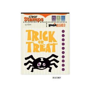 WeRMemoryKeepers: Heebie Jeebies - Spider clear stamps Clearance Best Store To Get