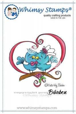 Whimsy Stamps - Cling Mount - Love Birds Sale 2025 Unisex