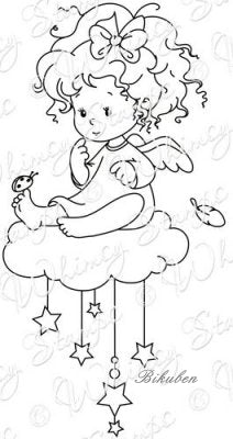 Whimsy Stamps - Cling Mount - Angie New For Sale