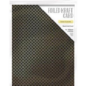 Tonic Studios - Craft Perfect - Foiled Kraft Card - Golden Quarterfoil    A4 Cheap Sale Looking For