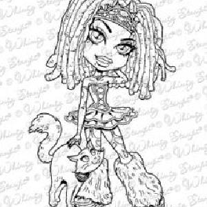 Whimsy Stamps - Cling mount - Princess Pia Huge Surprise Cheap Online