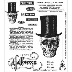 Tim Holtz Collection - Undertaker - Stamps Free Shipping Fake