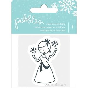 Pebbles - Winter Wonderland - Princess - Clear Stamp Really For Sale